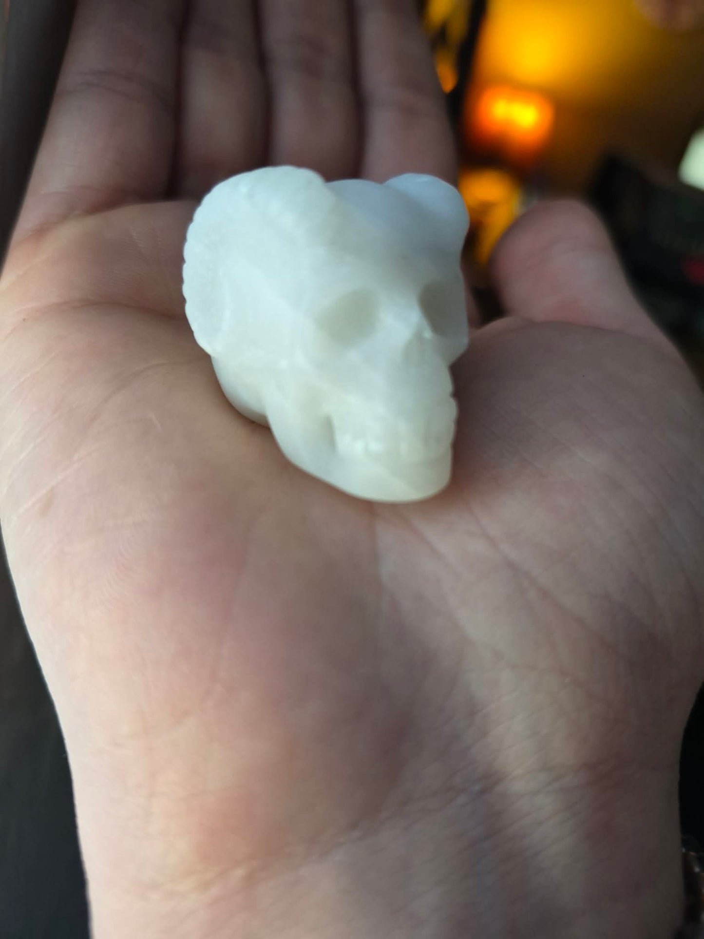 White Jade Demon Skull